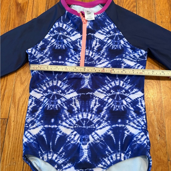 Art Class Girl’s Long Sleeve One Piece Swimsuit - Picture 4 of 5